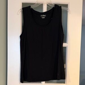 L.L. Bean Women's Classic Black Tank Top